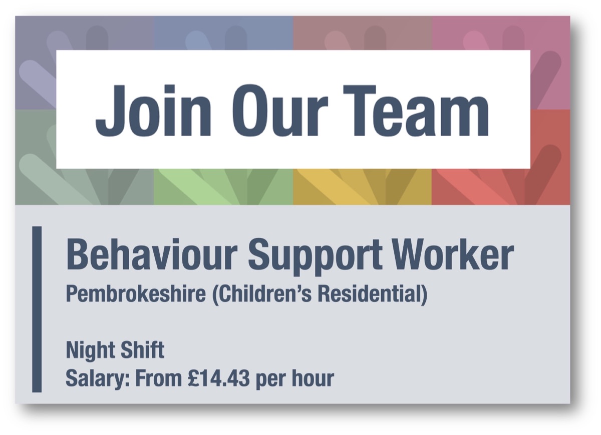 Behaviour Support Worker (Children’s Residential)