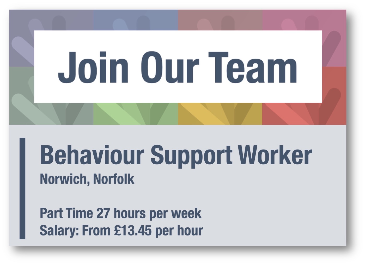 Behaviour Support Worker vacancy in Norwich, Norfolk