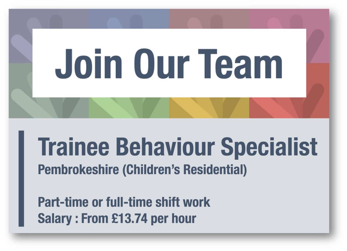 Trainee Behaviour Specialist (Children’s Residential)